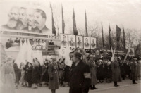 Саратов - 7 ноября 1954 года на площади Революции