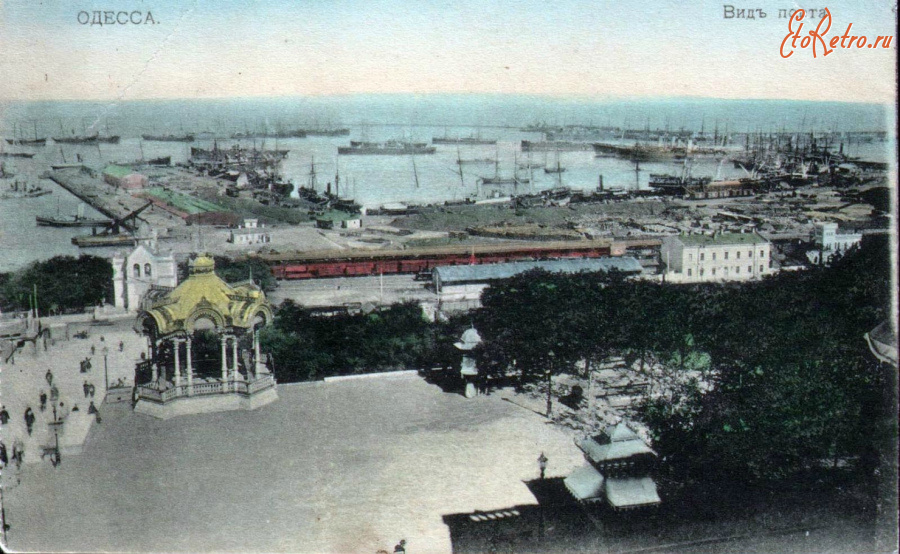 Одесса - Одесса.   Вид порта.