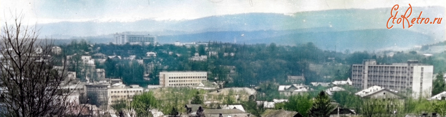 Трускавец - Трускавець.Панорама міста.1976р.