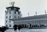 Сокол - Общий вид на аэровокзал  и навигационную башню  аэропорта 