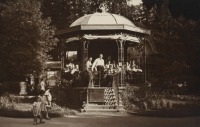 Трускавец - Трускавець-курорт. Музичний павільйон -1939 рік.