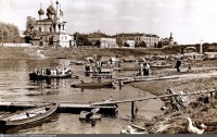Вологда - Река Вологда,июль 1961 год.