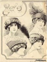 Ретро мода - На сто 100 лет назад. Шляпы