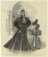 Ретро мода - Детский костюм . Франция, 1890-1899. Одежда для посещений, 1895