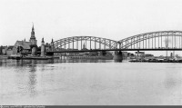 Литва - Панямуне. Вид на мост Королевы Луизы