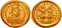 Старинные деньги (бумажные, монеты) - Византийские монеты эпохи полководца Анатолия Флавия