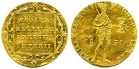 Старинные деньги (бумажные, монеты) - Мятежный дукат 1831 (золото)