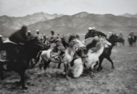Киргизия - Алайские киргизы. Конные соревнования Кок Бору, 1906