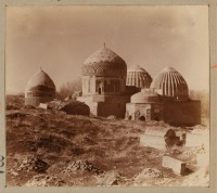 Узбекистан - Самарканд. Некрополь Шах-Зинде с северо-востока, 1911