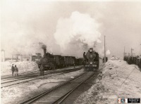 Железная дорога (поезда, паровозы, локомотивы, вагоны) - Паровозы Ов-50 и ТЭ.