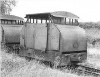 Железная дорога (поезда, паровозы, локомотивы, вагоны) - Узкоколейный бронелокомотив 