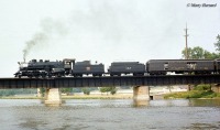 Железная дорога (поезда, паровозы, локомотивы, вагоны) - Паровоз типа 1-4-1 завода Балдвин с поездом