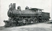 Железная дорога (поезда, паровозы, локомотивы, вагоны) - Паровоз №207 типа 2-3-0 Чарльстон и Западная Каролина ж.д.