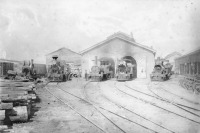 Железная дорога (поезда, паровозы, локомотивы, вагоны) - Паровозное депо в Ипсвич