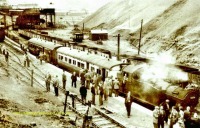 Железная дорога (поезда, паровозы, локомотивы, вагоны) - Последний пассажирский поезд в Гламорган,Великобритания