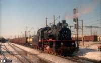 Железная дорога (поезда, паровозы, локомотивы, вагоны) - Паровоз Эу699-74 на ст.Ховрино