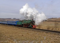 Железная дорога (поезда, паровозы, локомотивы, вагоны) - Паровоз Су251-86 с поездом