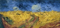 Картины - Винсент Ван Гог. Пшеничное поле с воронами, 1890