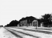 Калининградская область - Loewenhagen, Bahnhof.