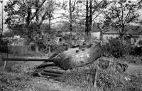 Калининградская область - Nemmersdorf. Zerstoerter sowjetischer Panzer T-34/85