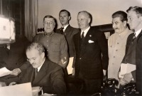 Москва - Закрепление пакта Сталина-Гитлера договором о дружбе и границе в сентябре 1939