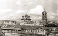 Москва - Новоспасский монастырь, общий вид с колокольней, 1956-57 гг.