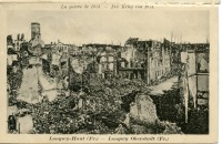 Франция - Разрушения в Лонжуи, 1914