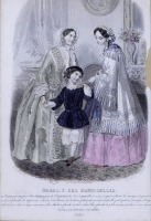 Ретро мода - 1852 - 1862. GODEY'S LADY'S BOOK magazine.