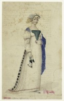 Ретро мода - Английский женский костюм 1800-1809.  Платье для полных
