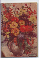 Пресса - Календарь 1945, Букет цветов в кувшине