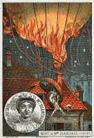 Авиация - Катастрофа на воздушном шаре госпожи Бланшар, 1819