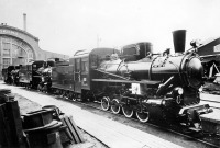 Железная дорога (поезда, паровозы, локомотивы, вагоны) - Узкоколейные паровозы Пт-4 на заводе 