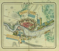 Нарва - План Нарвы, 1830 год