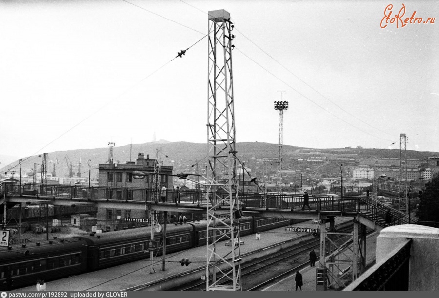 Мурманск - Вид от железнодорожного вокзала 1975, Россия, Мурманская область, Мурманск