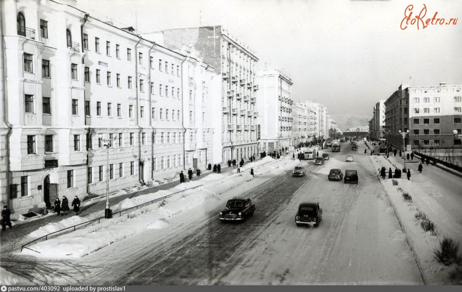 Мурманск - Проспект Сталина 1957, Россия, Мурманская область, Мурманск