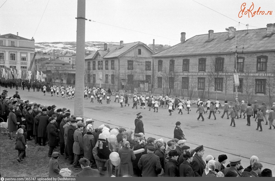 Мурманск - Первомайская демонстрация 1969, Россия, Мурманская область, Мурманск