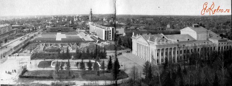 Сергиев  Посад - Общественный центр города. Россия , Московская область , Сергиево-Посадский район , Сергиев Посад