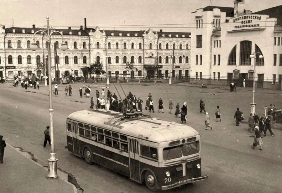 Пенза - Пензенские троллейбусы в 1950-х годах