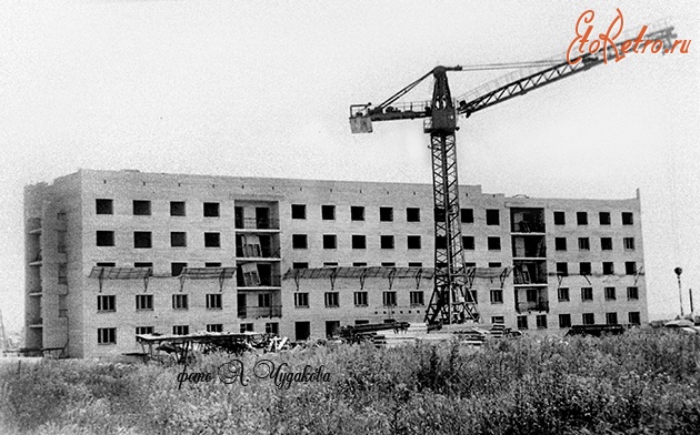 Шемышейка - Строительство общежития ПУ-16.