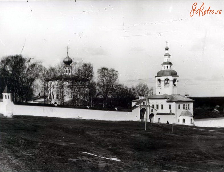 Соликамск - Надвратная церковь Михаила Малеина мужского манастыря, Соликамск. Фото 19 века