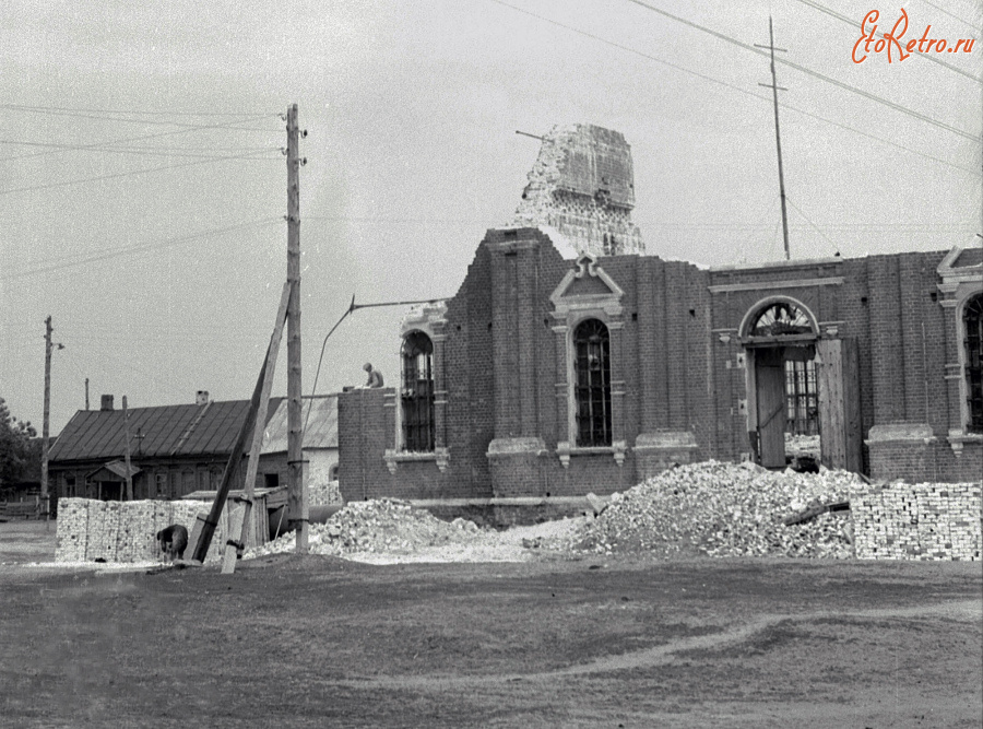 Спасск-Рязанский - Успенскую церковь в селе Городковичи разбирают на кирпич.