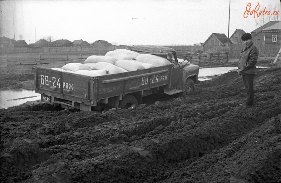 Спасск-Рязанский - Село Ижевское. Весенняя распутица.