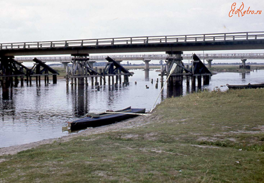 Спас-Клепики - Ж.д. и автомобильный мосты на р. Пра.