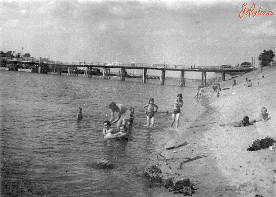 Кадом - Мост через реку Мокша. Городсой пляж.