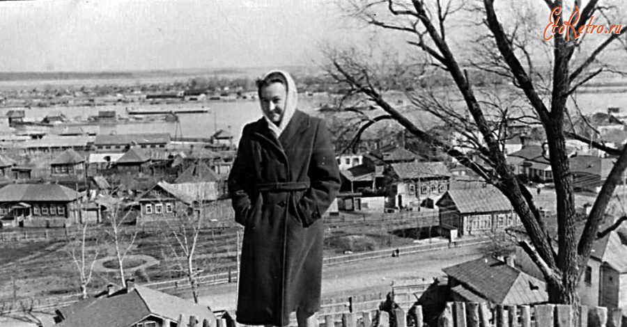 Кадом - Вид с Кадомской горы на центр города и реку Мокша.