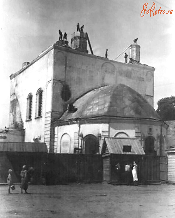 Кадом - Разборка Троицкого собора.