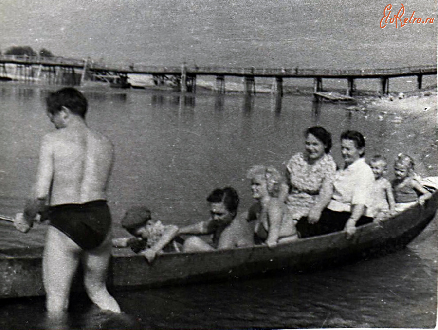 Кадом - Деревянный мост через реку Мокша.