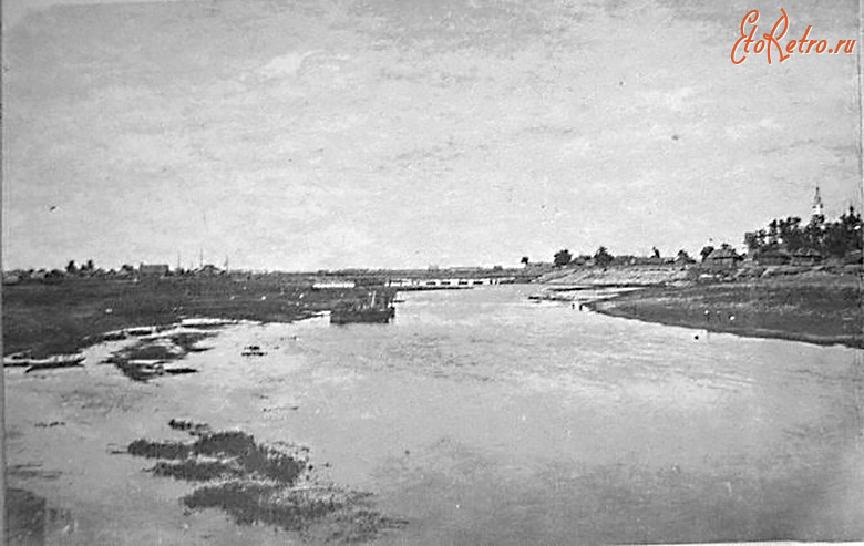 Кадом - Река Мокша со стороны Кадома.