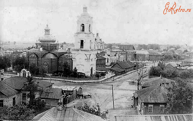 Кадом - Вид на Милостиво-Богородицкий женский монастырь.