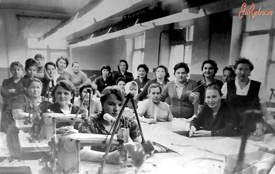 Кадом - Цех машиной вышивки фабрики 